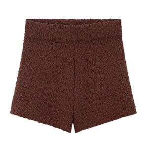 Zulu & Zephyr Plum Boucle Knit Short Size 0-2 (NWT)